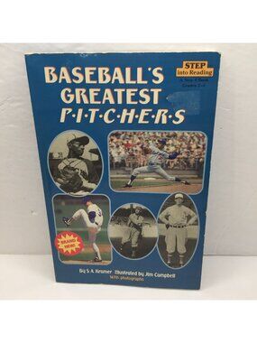 Vintage Kid Step Into Reading Grades 2-4 Sports Book Baseballs Greatest Pitchers